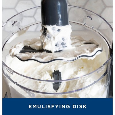 Stainless Steel 12-Cup Food Processor with Variable Speed