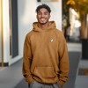 Dalix Ghost Embroidery Washed Hoodie Sweatshirt Fleece Relaxed Fit Lounge Mens - 3 of 4
