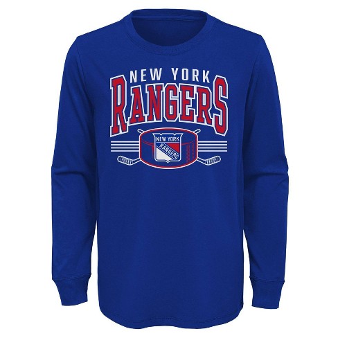 Nhl New York Rangers Girls' Crew Neck T-shirt : Target