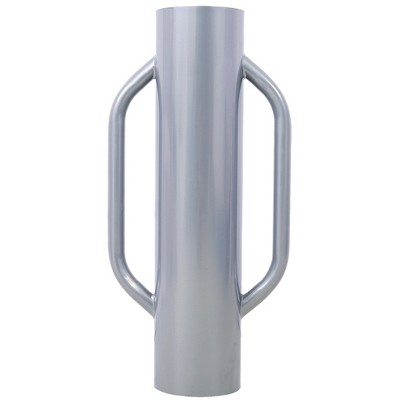 Fence Post Driver with Handle, Heavy Duty T Post Driver Post Pounder, Hand Post Rammer for Wooden Posts/U-Channels/Fence Posts, Metal Post and Sign