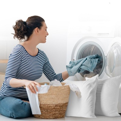 Large White Memory Foam Decorative Throw Pillows Set