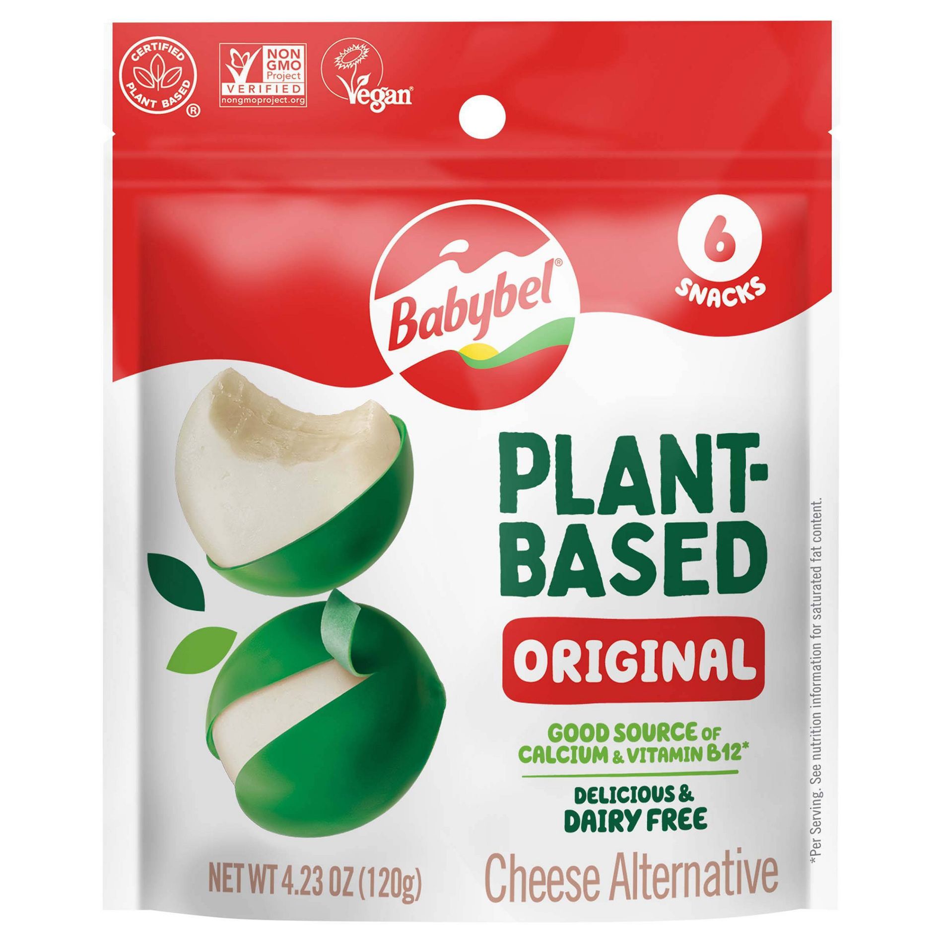 Babybel Plant-Based Vegan Cheese Alternative - 4.23oz/6ct