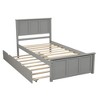 CAVINAS Twin/Full Size Modern Platform Bed with Under-Bed Drawers/Trundle,Wooden Bed Frame for Kids Room,Bedroom - 4 of 4