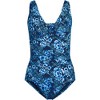 Lands' End Women's Slender Suit Grecian Low Leg One Piece Swimsuit - 3 of 4