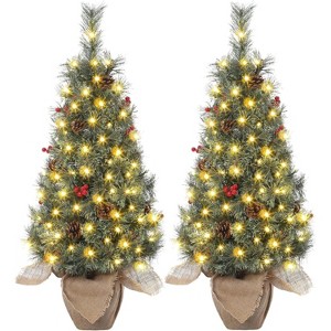 3ft Artificial Christmas Tree, Small 3 ft Tabletop Christmas Tree, Home Decor Indoor for Bedroom - 1 of 4