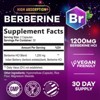 Premium Berberine HCL 1200mg Supplement, Berberine HCI Capsules Supplement for Heart Health & Immune Support - 60 Capsules By Nature's Nutrition - 2 of 4