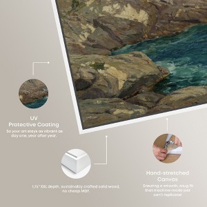Art Remedy Monhegan Headlands by William S Robinson Classic Landscape and Portrait Wall Art Framed - 1 of 4