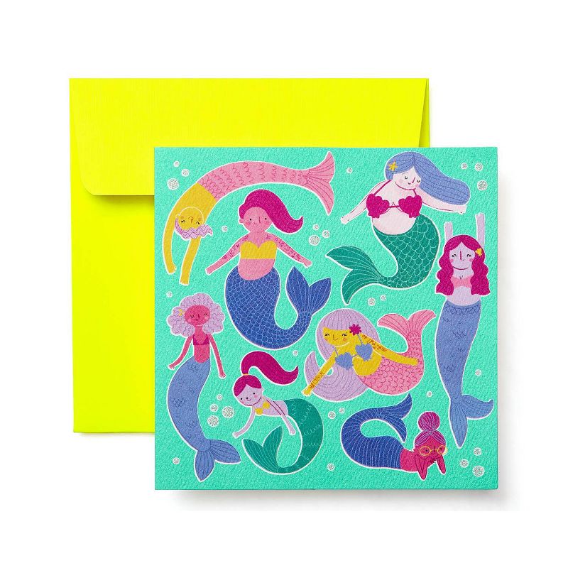 Mermaid Print Greeting Card, 3 of 8