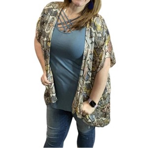 Women's Snakeskin Duster - IJOAH - 1 of 2