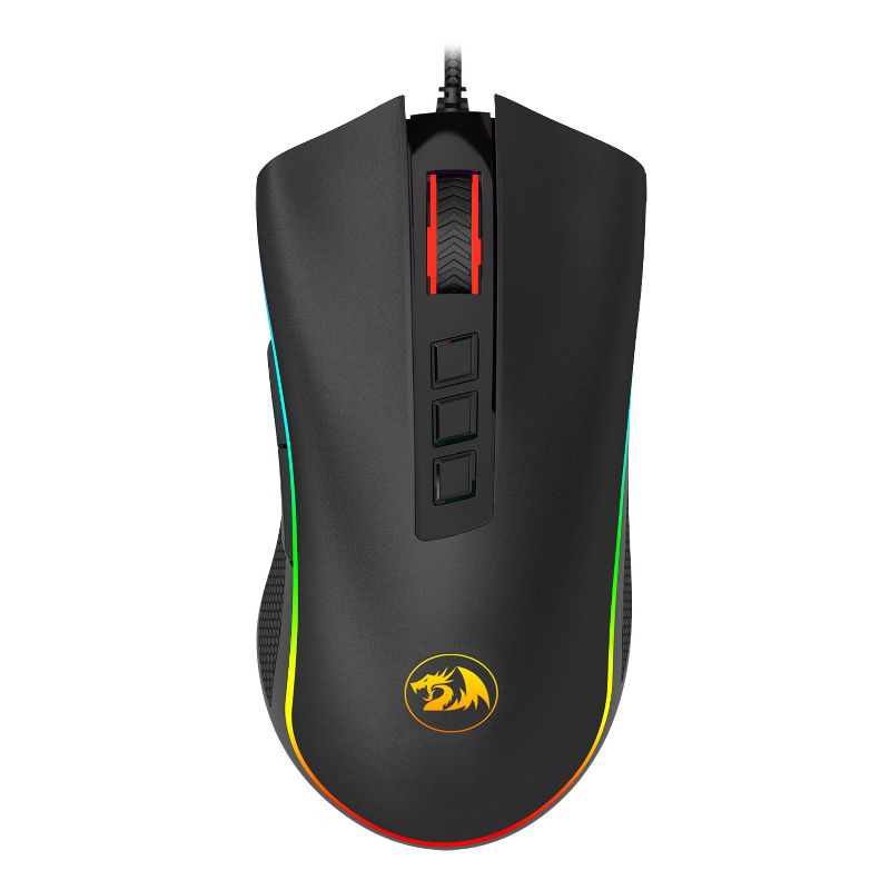 Redragon Cobra M711 Wired Optical Gaming Mouse with RGB Backlighting, 1 of 8