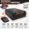 Mockins Rainproof Car Top Carrier Cargo Bag - 60"x43"x17" | 25 Cubic-ft Capacity | Black - 3 of 4