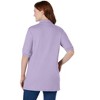 Woman Within Elbow-Sleeve Polo Tunic - 3 of 4