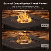 R.W.FLAME 33-Inch Propane Gas Fire Pit Table 50,000 BTU with Lava Rocks, Protective Cover & Easy Ignition – Ideal for Patio,Deck, Garden - 3 of 4