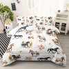 Acoinel 3 Pcs Horses Comforter Set with 2 Pillowcases - 4 of 4