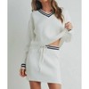 Women's Sweater Top and Skirt - Buttermelon - 2 of 4