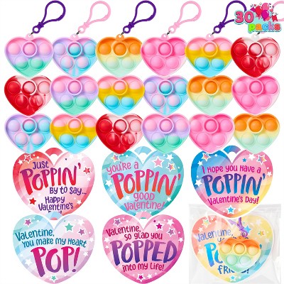 thumbnail image 2 of Aazon.co: Funeta 30 Pack Valentines Day GiftPop Fidget Friendship... 2 of 13