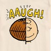 Men's - Peanuts - C Brown Half Football Head Short Sleeve Graphic T-Shirt - 2 of 4