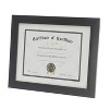 Stonebriar Collection Certificate Frame with Double Mat - 2 of 4
