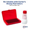 Carter's Felt Stamp Pads, 2.75" x 4.27", Red Ink Pads, 5 Pack (21071) - 4 of 4