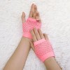 Allegra K Women's Mesh Fingerless Fishnet Gloves - 4 of 4