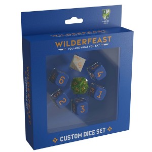 Modiphius Wilderfeast Custom Dice Set - 7pc (5x d6, 1x d8, 1x d20) - 1 of 1