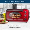 Nostalgia RTOV2RR Retro 12-Slice Air Fryer Toaster Oven, Retro Red - 2 of 4