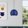 Livex Lighting Piedmont 1 - Light Pendant in  Shiny Cobalt Blue/Polished Chrome - 2 of 4