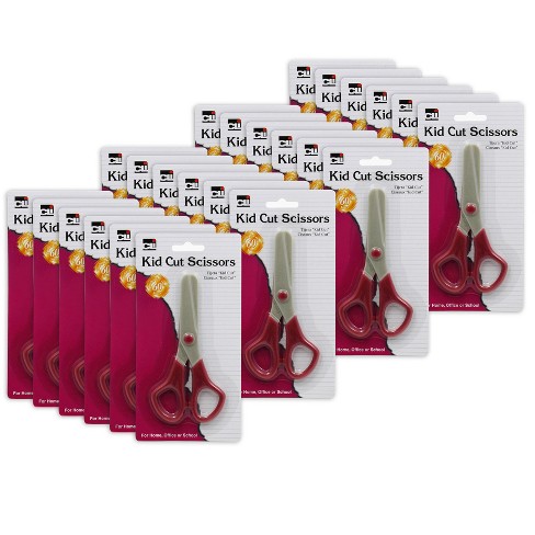 Charles Leonard Kid Cut Plastic Scissors in Assorted Colors, Pack of 24 - image 1 of 2