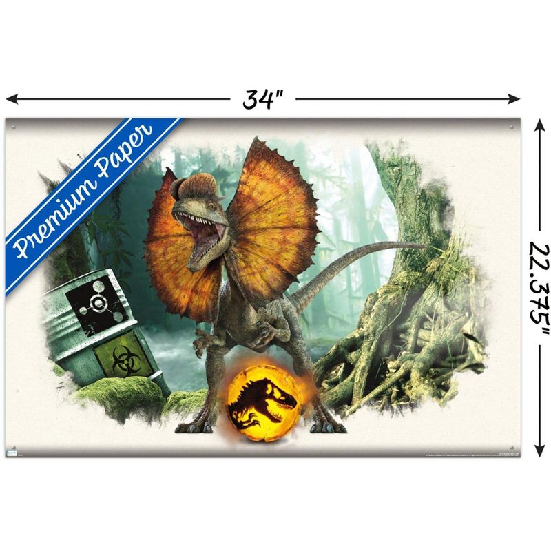 Trends International Jurassic World: Dominion - Dilophosaurus Focal Unframed Wall Poster Prints, 3 of 7