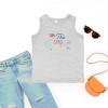The Juniper Shop The Land Of The Free Coquette Youth Tank Top - 3 of 4