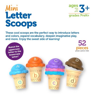 Learning Resources Mini Letter Scoops