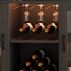 ODK Farmhouse Wine Bar Cabinet with Wine Rack, Glass Holder & Ample Storage, Freestanding Buffet Sideboard for Dining Room, Kitchen or Living Room - 2 of 4