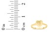 10k Yellow Gold 7.2mm High Polish Heart Filigree Ring - 4 of 4
