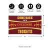 Evergreen Come Back with Tickets Iowa State University 28" x 16" Woven PVC Indoor Outdoor Doormat - 2 of 4