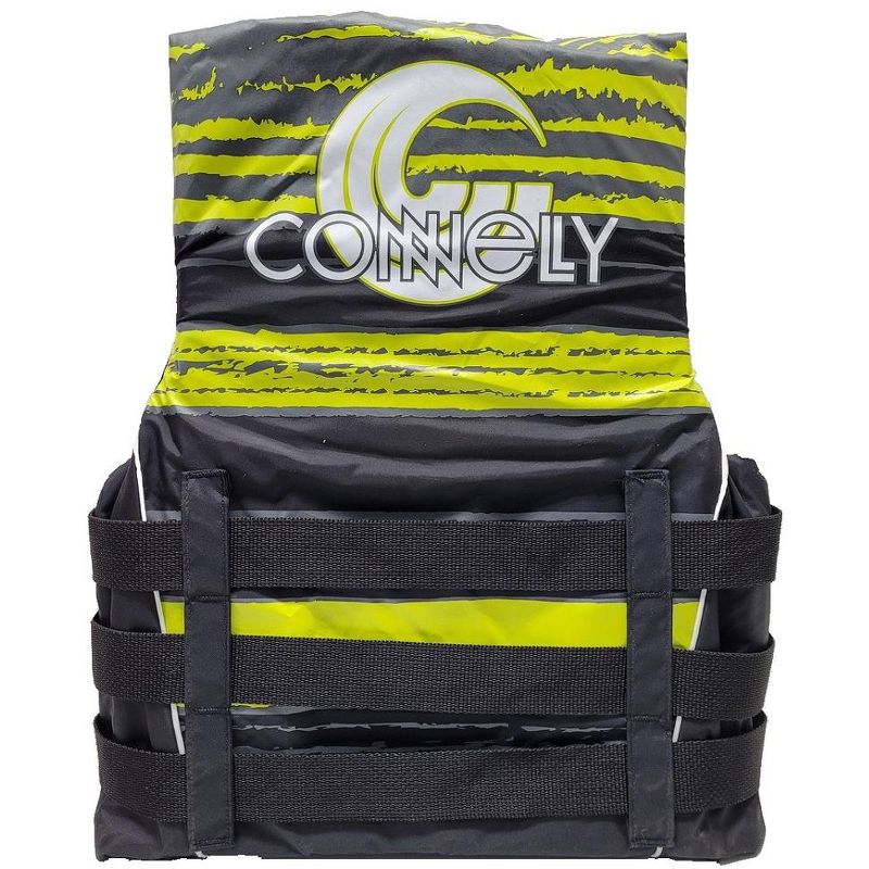 Connelly Men's Promo Nylon Volt Life Jacket Black/Yellow Adult Small/Medium, 2 of 4