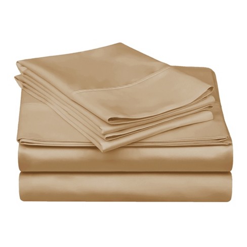 Cgk Linens 3 Piece Cotton Sheet Set In Beige, Size Twin : Target