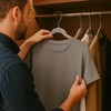 10-Pack Non-Slip Velvet Hangers – Slim Flocked Hangers for Shirts & Coats , Space-Saving and Elegant Closet Organizers - 2 of 3