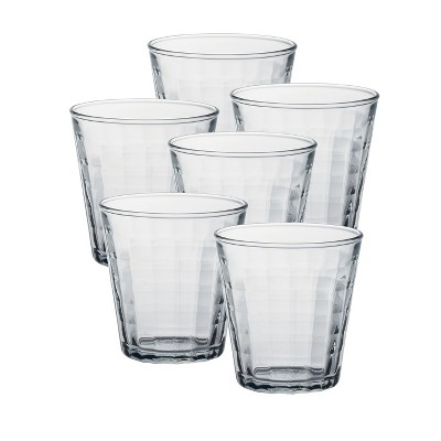 Duralex Prisme Clear Tumbler, Made in France, Set of 6