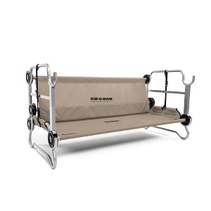Disc-O-Bed Youth Double Cot Kid-O-Bunk, Modular for Bunk Beds, Dual Cots, or Bench with 2 Carry Bags - 1 of 4