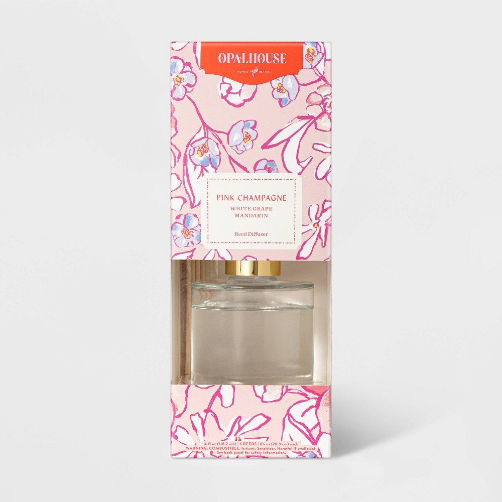 118.3ml Boxed Pink Champagne Reed Diffuser Set - Opalhouse™