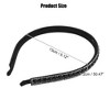 Unique Bargains Women's Rhinestone Faux Crystal Headbands Hair Accessories 0.47 Inch Wide 1 Pc - 4 of 4
