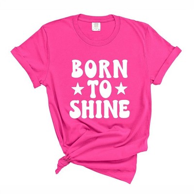 Simply Sage Market Women's Born To Shine Stars Short Sleeve Garment Dyed Tee