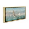 Stupell Industries Sailboat Fleet Ocean Waves, 31" x 14" - 3 of 4