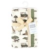 Hudson Baby Cotton Flannel Burp Cloths, Going On Safari 4-Pack, One Size - image 2 of 4