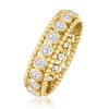 Ross-Simons 1.00 ct. t.w. Bezel-Set Diamond Eternity Ring in 14kt Yellow Gold - 3 of 4
