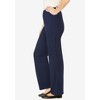 Woman Within Plus Size Petite Wide-Leg Fineline Denim Jean - 4 of 4