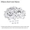 Unique Bargains Woven Crafting Clothing Sewing Embroidered Size Labels 350 Pcs - 3 of 4
