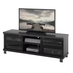 Flat Panel TV Stand for TVs up to 60" CorLiving Ravenwood Black