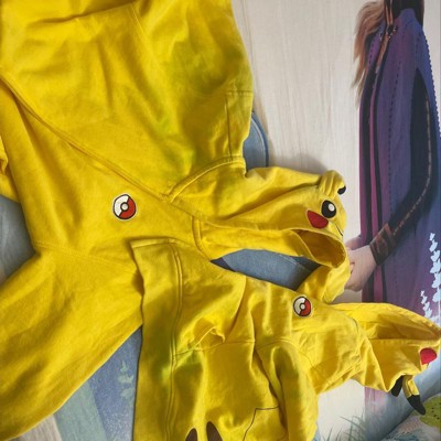 Kids' Pokemon Pikachu Costume Hoodie - Yellow Xs : Target