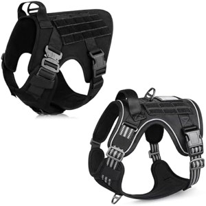 rabbitgoo Tactical Dog Harness for Large Dogs, Large Breed, Adjustable Military Dog Vest Harness for Training Hunting Walking - 1 of 1